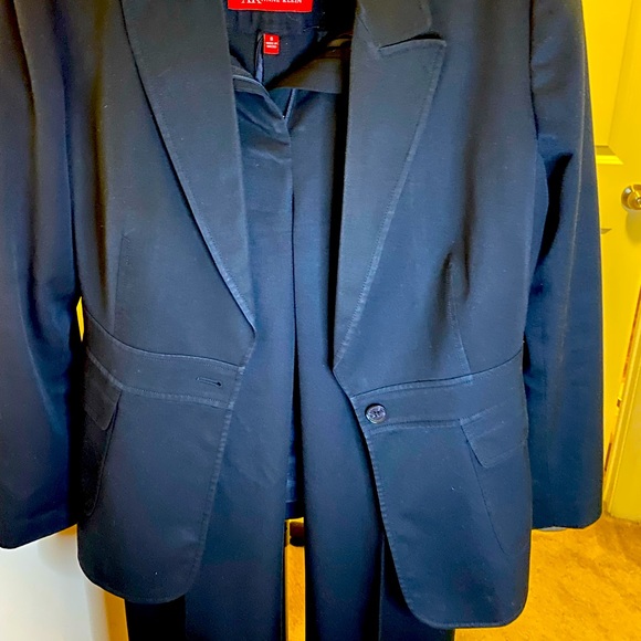 Dark Blue 2 piece Anne Klein Suit (read description for actual size) - Picture 1 of 8